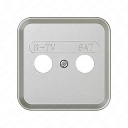 SIMON 31097-63 TAPA R-TV+SAT S.31 ALUMINIO