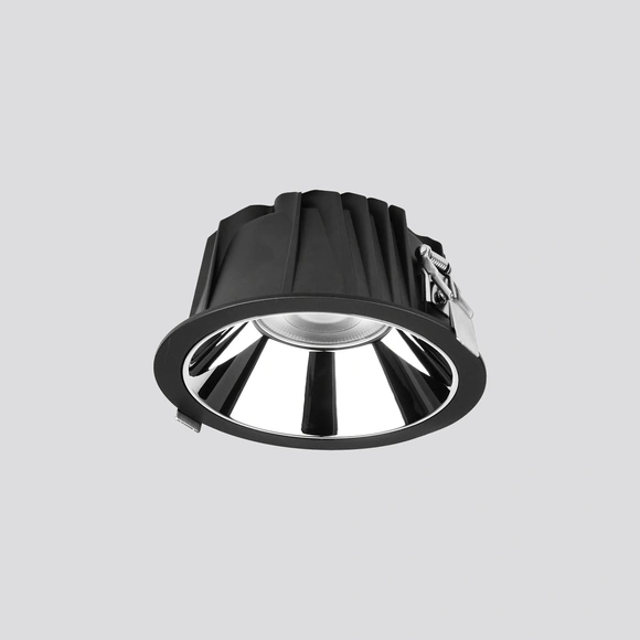 ILLUS 613086 DOWNLIGHT - NEGRO - 15W 3000K 1120LM - 24º - IP65 - CRI>90 - AC220-240V - UGR<19 - Ø115X60M