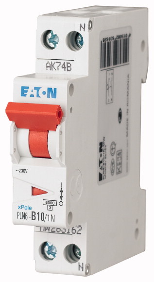 EATON 263280 INTERRUPTOR MAGNETOTERMICO 1P+N CV.C 10A