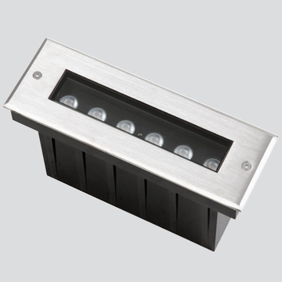 ILLUS 612513 LUMINARIA EMPOTRADA EN EL SUELO (ALUMINIO) - AC220-240V - 4.4W 3000K 238LM - 30º - IP65 - C